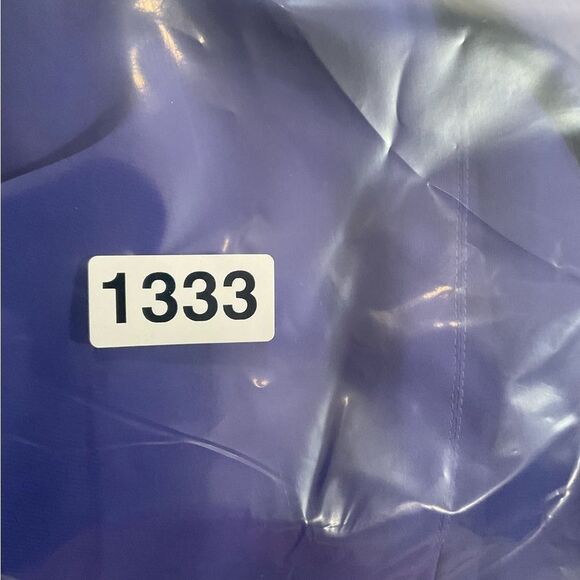 La Blouse Women’s Size 18W/38 Purple Silky Pleated Blouse Long Sleeve Top Shirt - Picture 12 of 12